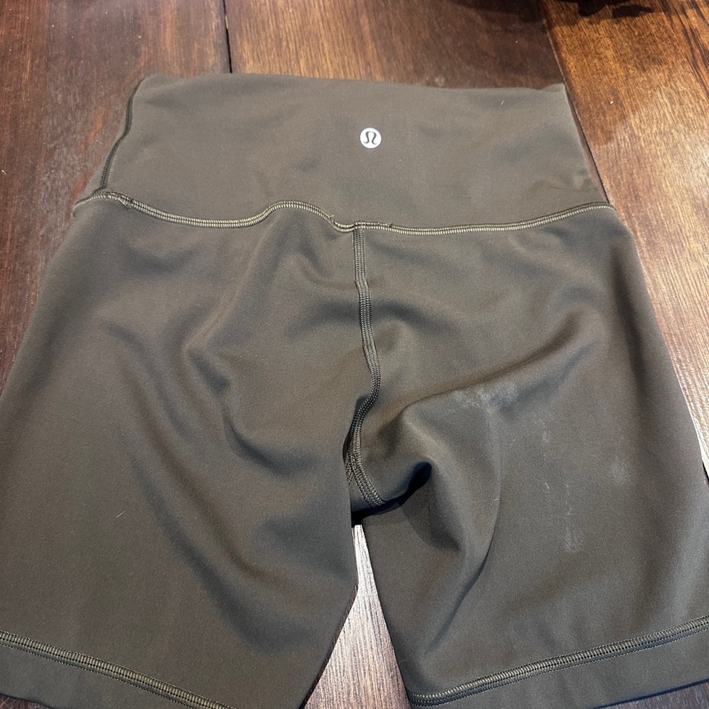 lululemon athletica Dark Green Bike Shorts